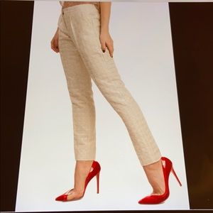 Jacquard glitter Tailored Trousers.Made Italy.